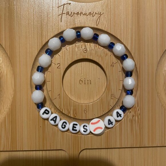 Dodgers Andy Pages Bracelet - Picture 2 of 2
